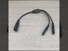 2M Iec320 Cabo de alimentação de arame negro exposto Ac C7 para a figura 8 C8 cabo de extensão