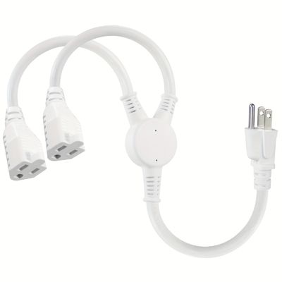 125V 13A cabo de alimentação elétrica NEMA5-15P para NEMA 5-15R 1 a 2 Y Splitter SJT 16AWG 3 fio