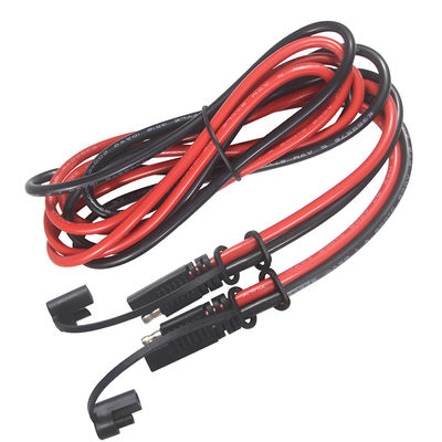 12V 24V SAE 2Pin cabo de energia solar rápida desconexão de liberação Plug com casaco de PVC