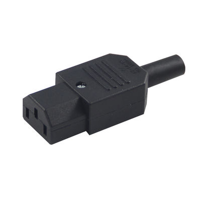 Premium Heavy Duty 18AWG 3 Prong IEC 60320 C13 Cordão de alimentação para monitor de servidor de computador, 250V 10A 3M com PVC flexível certificado CE RoHS