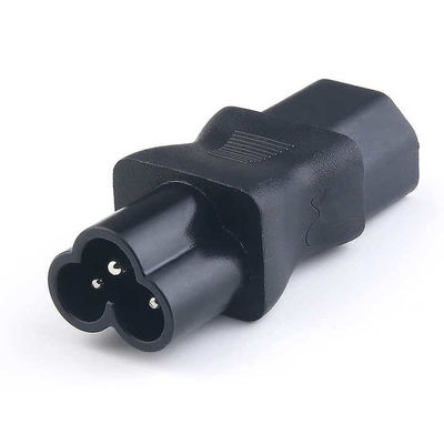 Adaptador de alimentação universal de alta corrente C13 a C6 Entrada de 3 pontas para centros de dados / aparelhos de escritório 100-240V 10A Certificado CE