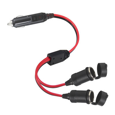 Adaptador Extensor Divisor de Tomada Dupla para Carro 12V 24V para Isqueiro de Carro SUV Caminhão Van Carregador de Fonte de Alimentação Expansão de Energia