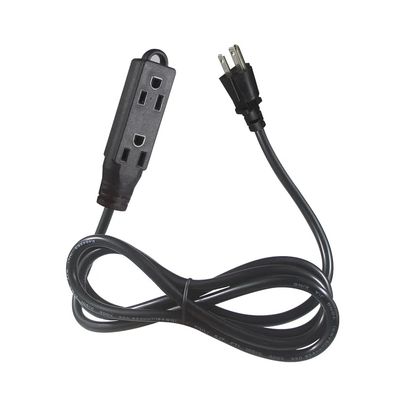 Cabo de extensão de energia NEMA 5-15P para tomada única 125V 13A