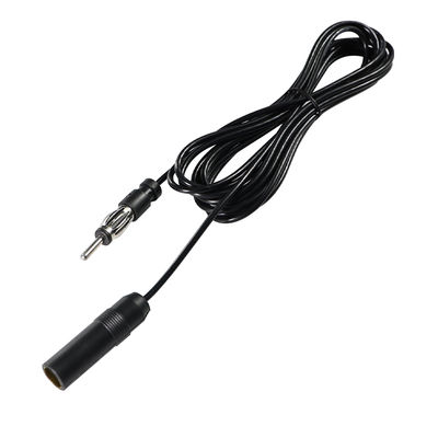 Cable de extensão de antena de carro DIN de macho para fêmea para estéreo AM FM
