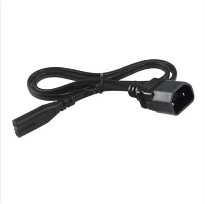 Cabo de alimentação C7 para C18 em ângulo reto, fêmea para fêmea, 10A 250V