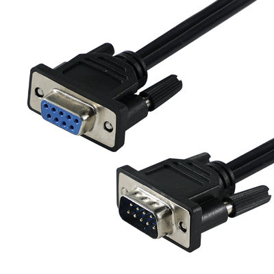 DB9 Cabo de extensão de macho para fêmea 9 pin RS232 Serial Straight Through Cord para comunicação de dados Máquina CNC PLC