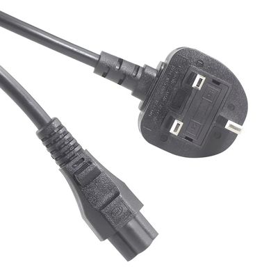 BS 1363 para a CEI C5 Cabo de alimentação 250V 2,5A para adaptador de computador portátil