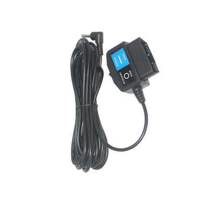 Kit de fiação direta OBD com interruptor para cabo de alimentação de câmera DVR, alimentação constante, corte de baixa tensão, cabo conversor DC