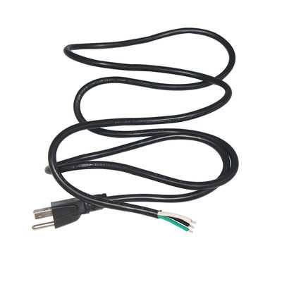 Cordão de alimentação personalizável NEMA 5-15P para arame lacrado 300V