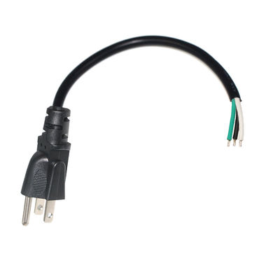 Cordão de alimentação personalizável NEMA 5-15P para arame lacrado 300V
