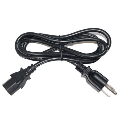 NEMA universal 5-15P a IEC C13 Cordão de alimentação 10A 250V UL Certificado para computadores/servidores/equipamento médico