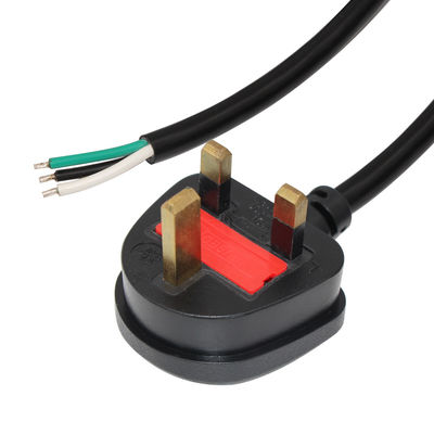 IP11 cabo de alimentação de aparelhos domésticos 0,5 m com 3 núcleos H05VV-F cabo 3 * 0,75/1,0/1,5 mm2