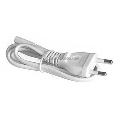 VDE aprovado cabo de alimentação elétrica para laptop com EU 2PIN plug e IEC C7 C8