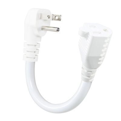 US 5-15p para Nema 5-15r Fêmea Plug Cordão Elétrico Para PC Fornecimento de Energia 1FT 2FT