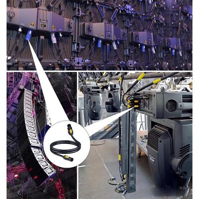 20A PowerCon True1 Cabo de alimentação CA de macho para fêmea 12AWG