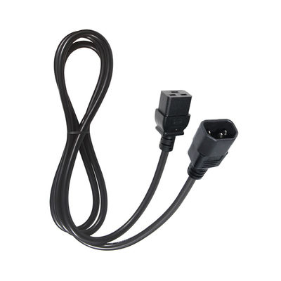 16 Amp AC Cable Industrial C14 Plug VDE Cordão de alimentação 15A 250V 14AWG