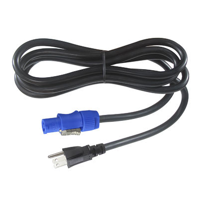 SJT SJTW Extensão de fio 3Pin USA Cordão de alimentação 3M Com US para Conector PowerCON