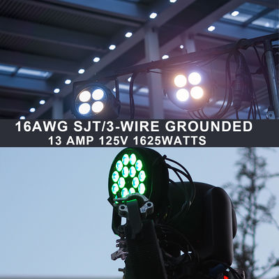 SJT SJTW Extensão de fio 3Pin USA Cordão de alimentação 3M Com US para Conector PowerCON