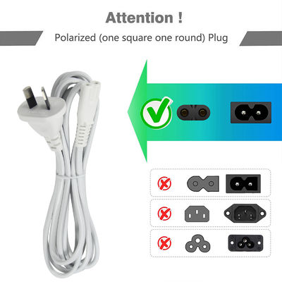 ROHS Figura 8 2 Prong C7 cabo de alimentação elétrica 2Pin Ps5 cabo de alimentação
