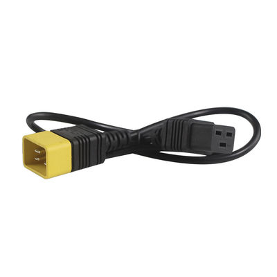 PVC Jacket 3Pin Plug C19 C20 Corda de alimentação elétrica Cable de extensão de alimentação