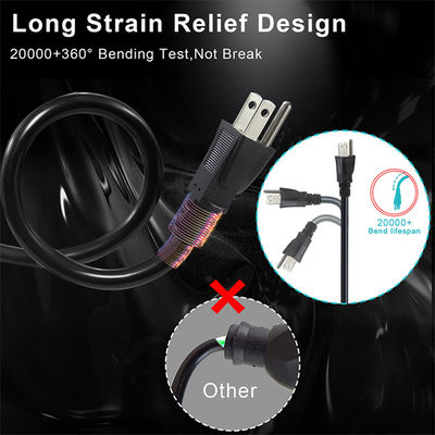 Standard 515P Sjow 16Awg True1 Conector 4 X Nac3fca Powercon Ac Nema Cordão de Alimentação