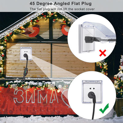 15A/125V Flat Plug Inline 1 Main Line 2 Sub Nema 515P 3Pin Y Tipo Splitter Cordão de Alimentação Com Interruptor