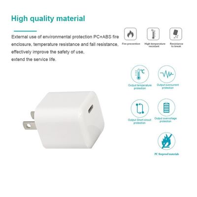 Molde Privado 30W QC3.0 45W 15V 3A PSE Viagem Rápida 12V 5V KC 9V 20V Adaptador 36W PD 3.0 Carregador para Viagem