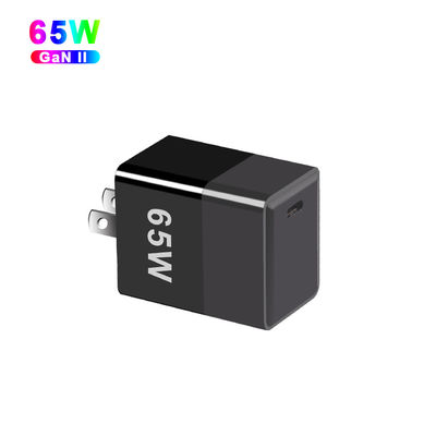 Proteção contra curto-circuito Carregador GaN 65W com QC4.0 PD e portas USB C EU/US/UK Plug