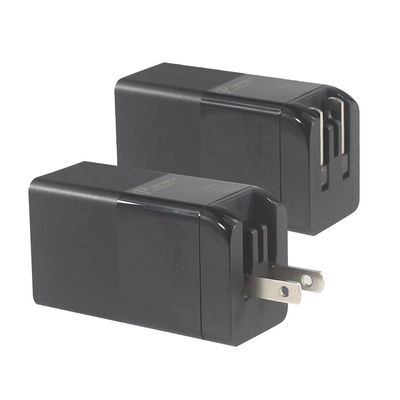 Carregamento portátil 65W 2 portas Pequeno carregador de carregamento rápido PD com nitreto de gálio GaN