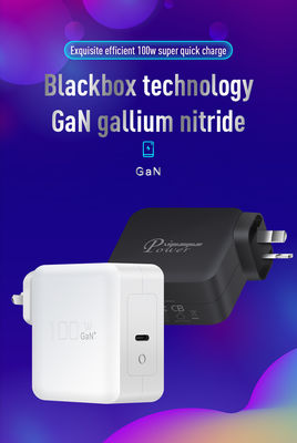 Carregador Rápido USB-C PD GaN 100W com QC4.0 para Telemóveis e Laptops