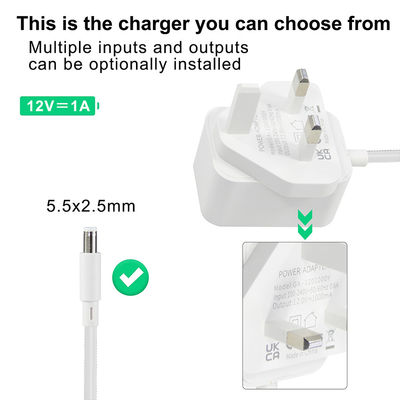 Adaptador de alimentação 12V 2A UK Plug For Kids Carros Elétricos DC Jack 5.5x2.1mm