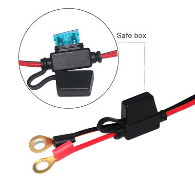 10A 2 pin SAE carregador para Eyelet Terminal cabo de energia solar 2ft baixa tensão