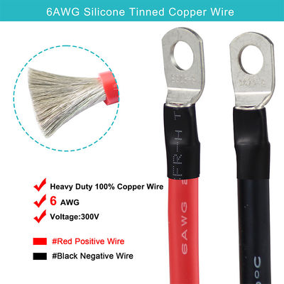 14AWG Bateria de carro personalizada