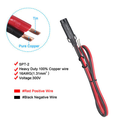 STP-2 18/16AWG SAE para cabo de energia solar descartado 12V