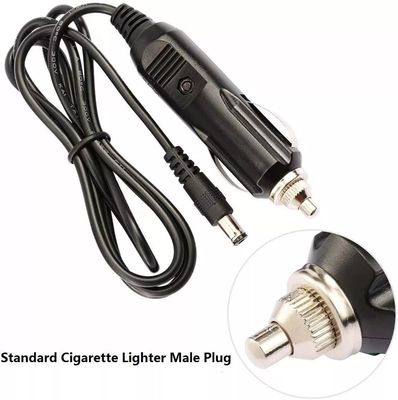 Cable portátil DC12V para cigarros de carro com conector de 5,5 mm * 2,1 mm