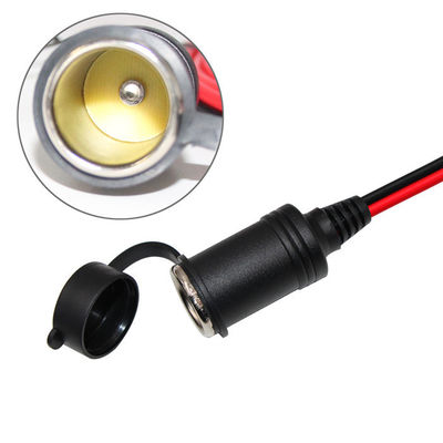 RoHS 24V 2468 18AWG com 2 em 1 Cable do isqueiro de cigarros do carro macho para plugues femininos