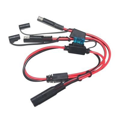 12V 24V SAE 2Pin cabo de energia solar rápida desconexão de liberação Plug com casaco de PVC