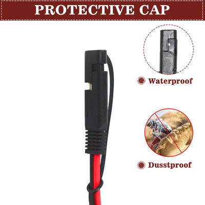 SAE para DC 5521 Adaptador coaxial Cabo de energia solar de 10 pés de libertação rápida desconectar
