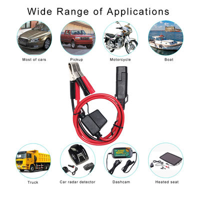 1.5m 5A Clips de jacaré fundido para Dc SAE Cable de bateria Warterproof