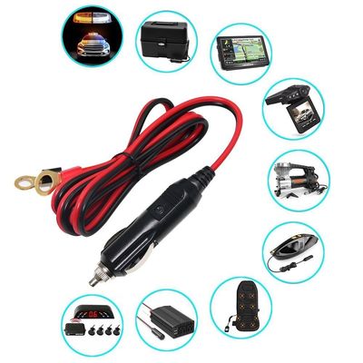 Personalização 10A Cigarette Lighter Aux Cable 2 portas de carregamento