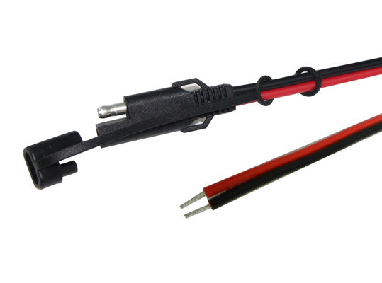 DIY Automotive Solar SAE Cable de Extensão 18AWG 2 Pin Quick Disconnect