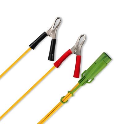 SAE para Alligator Clips Cabo de Energia Solar 2Pin Conector 1,5ft comprimento