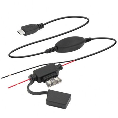 DC para conversor de DC Cabos de energia solar 12V a 5V 3A Com carregador de carro USB