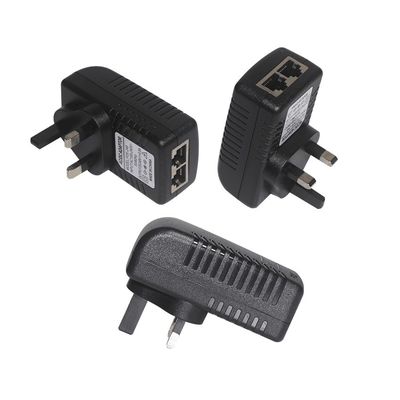 Portão de tomada POE Injector Splitter Poe Injector Adaptador 12V 24V 30W 48V 1A