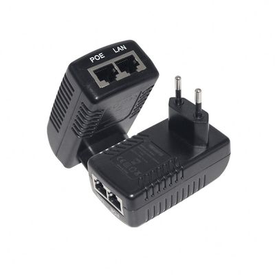 10/100Mbps POE Adaptador de alimentação 24V1A Adaptador de alimentação de comutação EU