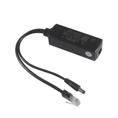 Injetor POE à prova d'água Splitter 100Mbps Segurança 12W Y Splitter Poe Adaptador