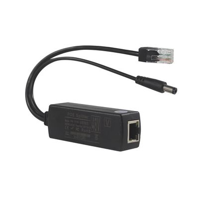 Injetor POE à prova d'água Splitter 100Mbps Segurança 12W Y Splitter Poe Adaptador