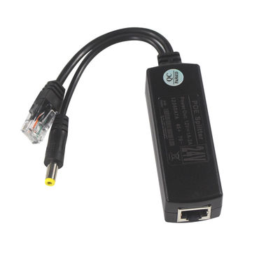 1Gbps Gigabit 12V 3A PoE Splitter Adaptador para Porta de Acessórios de Câmera IP