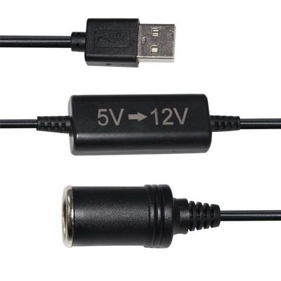 Conversor USB para cigarro Soquete feminino 5v para 12v USB OEM / ODM Disponível