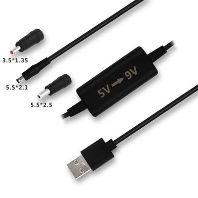 8m USB para cabo de alimentação DC Aumente o seu roteador WIFI e câmera com 5V para 12V Converter